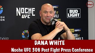 Dana White Recaps “PERFECT” Noche UFC 306 Reacts to Merab def Sean O’Malley [upl. by Hans]