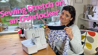 My Top Tips for Sewing Stretch on an Overlocker AbisDen SewwithAbi [upl. by Nelrac]