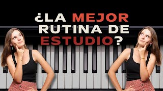 Tu RUTINA de estudio PERFECTA 🎹 en 3 PASOS 🎹 [upl. by Vitkun]