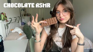 ASMR Chocolate tapping and scratching🍫 [upl. by Erelia984]