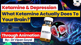 Ketamine amp Depression l What Ketamine Actually Does To Your Brain l Reason of Matthew Perrys Death [upl. by Ahtilat]