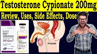 Testosterone Cypionate 200mgml  Review depo testosterone  Uses Benefits Dose Side Effects [upl. by Preiser122]