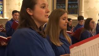 Notre Dame Liturgical Choir Esenvalds  quotO Salutaris Hostiaquot [upl. by Trilbi]