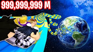 DESCENDRE 999999999 MÈTRES dans Roblox [upl. by Mckale]