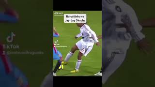 RONALDINHO VS JAY JAY OKOCHA futebol football [upl. by Rodnas666]