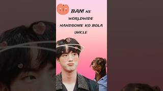 Jin and bam funny moments 😂 BTS funny shorts shorts shortvideo bts [upl. by Schiffman]