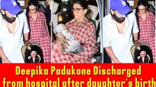 Deepika Padukone First Look With Newborn Baby After Delivery As She Discharge From Hospital [upl. by Chrissie]