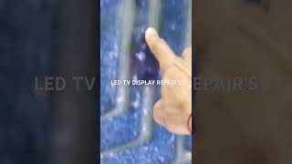 LED TV DISPLAY PANEL PROFESSIONAL REPAIR ledtv display [upl. by Eislrahc]