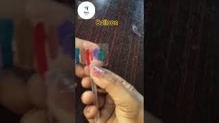 Squishy rainbow balloon with nano tapeshirtsyoutubeshorts diyart [upl. by Lehte466]