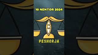 PESHORJA  Horoskopi ditor 10 nentor 2024 [upl. by Ettelrats668]