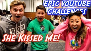 I got KISSED Ultimate YouTube Challenge With Carter Sharer [upl. by Aiz]