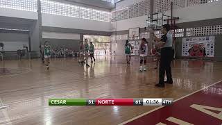 TORNEO NACIONAL INTERLIGAS U15 norte VS César [upl. by Sikleb]