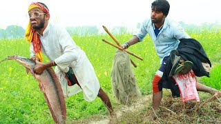 जिन्दगी में पहिली बार बंगुर मछली खाएं बदा  चिरकुटवा के आगे के इंजन भईल पाछे  Chirkut Baba Comedy [upl. by Atthia]