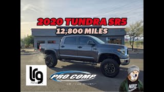 2020 TOYOTA TUNDRA SR5 PRO COMP LIFT KIT LRG WHEELS IFORCE 57 V8 STOCK T27741 [upl. by Lohrman]