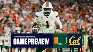 College Football Week 6 No 8 Miami at Cal Game preview Experts share their predictions [upl. by Dawna421]