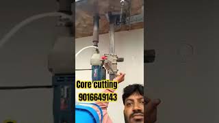 Rajkot Morbi road core cutting live 9016649143 construction electrical concretegrinding [upl. by Ynaffital]