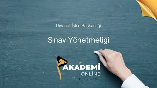 16 Ders  DİB Sınav Yönetmeliği [upl. by Burton]