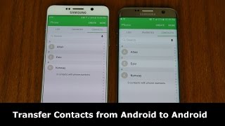 How to Transfer Contacts from Android to Android [upl. by Gerstein834]