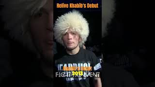 Khabib Nurmagomadev UFC debut highlights 🙈 [upl. by Eyssej]