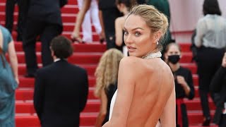 Candice Swanepoel at the Cannes Film Festival in Etro and Messika [upl. by Aimit]