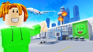 I Built A MEGA AIRPORT Roblox Mini Cities 3 [upl. by Danais]