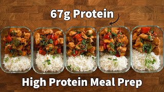 Meal Prep For The Week In Under An Hour  Sweet and Sour Chicken [upl. by Galateah]