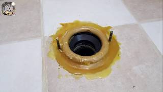 The Best Wax Seal for your Toilet Stop the toilet from leaking [upl. by Annoyek]