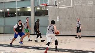 2024 Burnaby Rec Summer League Swish Squad vs HampK  Roundball BC Mens Basketball League [upl. by Pickering]