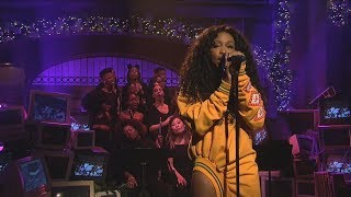 SZA  Love Galore Mic FeedIsolated Vocals Only at Saturday Night Live SNL [upl. by Rennerb]