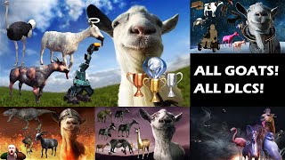 Goat Simulator The GOATY  How to unlock ALL GoatsMutators PS4 [upl. by Linehan]