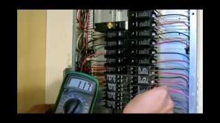 how to repair replace broken circuit breaker  multiple Electric outlet not working  fuse box panel [upl. by Eerat573]