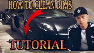 Detailing How to clean rims [upl. by Aretahs205]