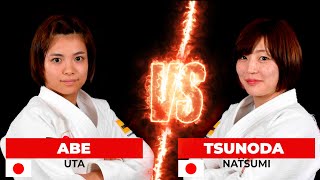 ABE UTA vs TSUNODA NATSUMI [upl. by Anaitat]