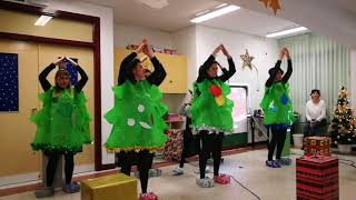 Baile infantil navideño baile el árbol de Navidad baile para Navidad [upl. by Nyladnar770]