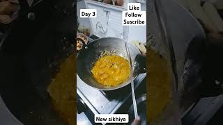 sikhane ka 3rd day aaj soya been chaap banana sikha [upl. by Anahsahs309]