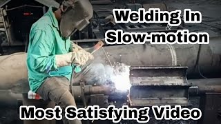 Electric arc welding  welding in slowmotion  What is electric arc welding viral [upl. by Alexandros]