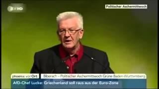 Winfried Kretschmann  Daimler SKlasse [upl. by Nyrmac]