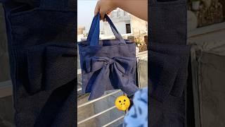 Bag 🛍️ l hangbag youtube craft handmade [upl. by Nannette804]