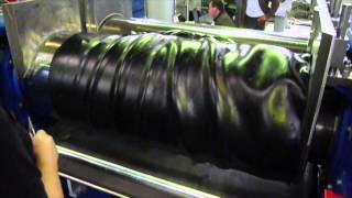 Gummi Mischwalzwerk mit DEGUMA efficiency  Rubber Mixing Mill with DEGUMA efficiency [upl. by Asilem322]