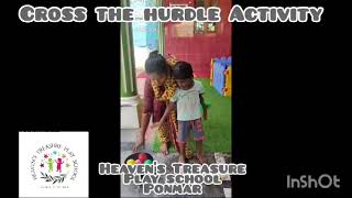 CROSS THE HURDLE ACTIVITY  HEAVENS TREASURE PLAY SCHOOL PONMAR [upl. by Niltac280]