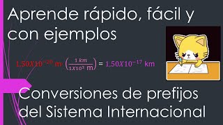 Prefijos del sistema internacional de unidades  Física General  IdeasPracticas [upl. by Emmeram]