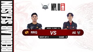 Game  2 RRQ vs ALTER EGO  MPL S12 [upl. by Hsilgne]