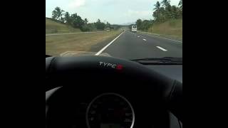 Mitsubishi mirage HB top speed [upl. by Sadick864]