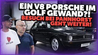 JP Performance  Ein V8 Porsche im Golf Gewand  Besuch bei Pannhorst geht weiter [upl. by Alekat833]