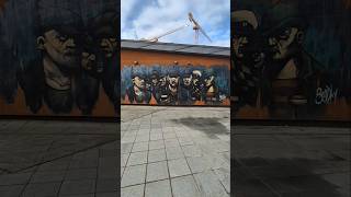 Dockers Rest Mural at Titanic Quarter Belfast shorts mural artshorts titanic [upl. by Dygall465]