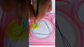 How many rotations did the pen make in total 🤔 2024 shorts Spirograph [upl. by Nadeen765]