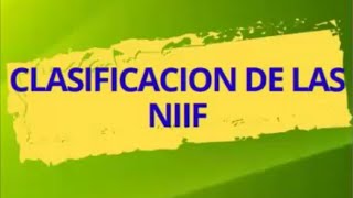 quotClasificación de las NIIF Guía para Entender las Normas Internacionales de Información Financieraquot [upl. by Pulchia799]