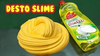 Bulaşık Deterjanıyla Slime  Bim Desto Bulaşık Deterjanı ile Slime Yapımı  OYUNCAK HEDİYE TV [upl. by Aifoz345]