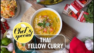 Thai Yellow Curry  Thai Cuisine  Chefs Special  GOODTiIMES [upl. by Ralleigh]