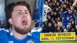 HAKIM ZIYECH GOAL vs Tottenham  FAN REACTION [upl. by Callery]